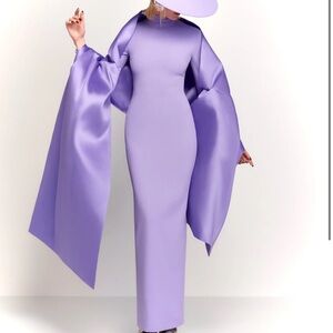 Solace London Lavender Evening Gown